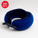 Compact Adjustable Memory Foam Neck Pillow (Navy)