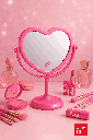 Barbie Shining Collection Heart Dual Sided Mirrer