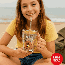 We Bare Bears Collection 5.0 Glass Cup With Straw (400ML)