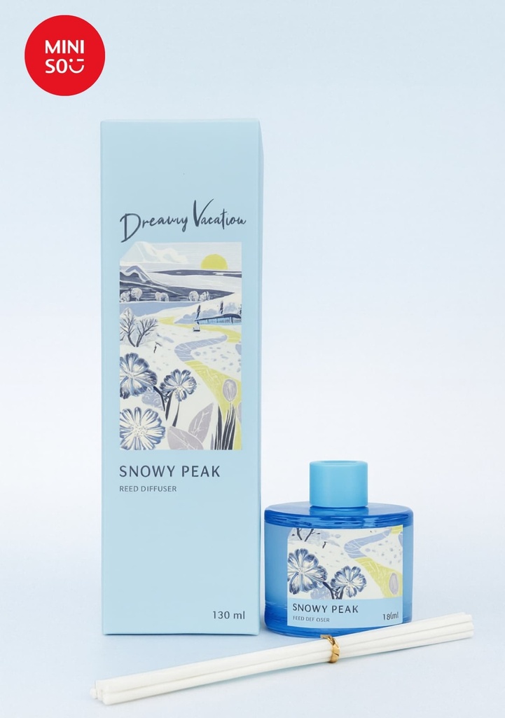 Miniso Drecation Reed Diffuser 130ML(Snowy Peak)