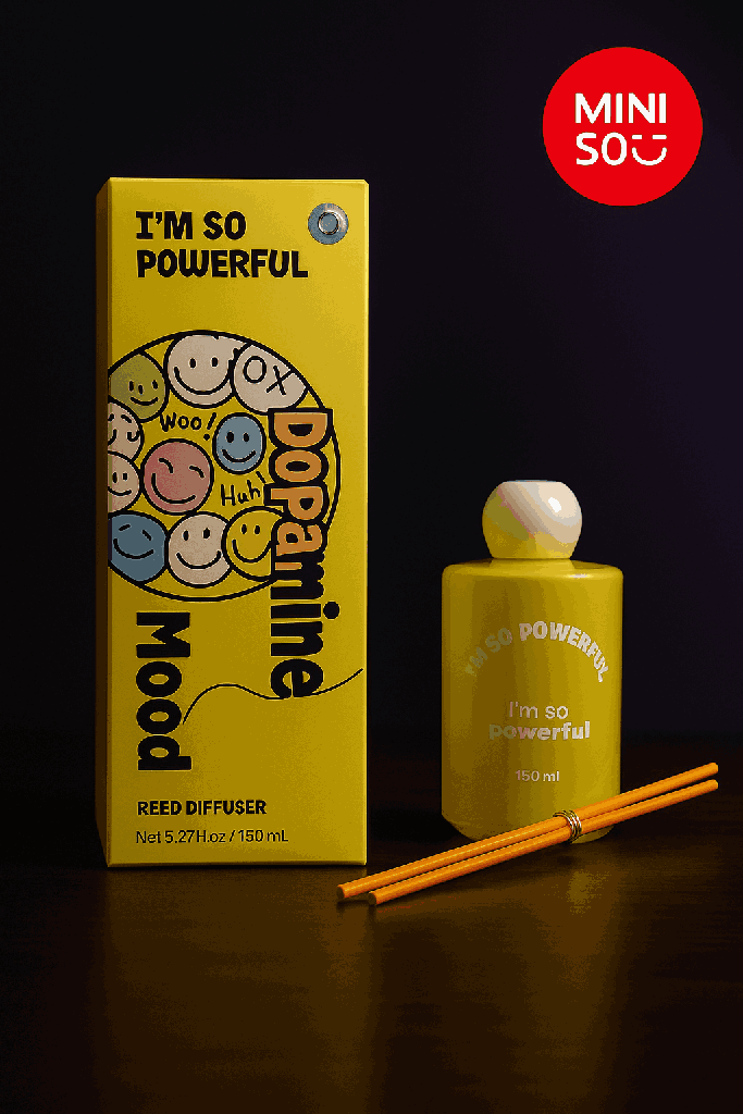 Miniso Dopamine Mood Reed Diffuser 150ML (Im So Powerfull)
