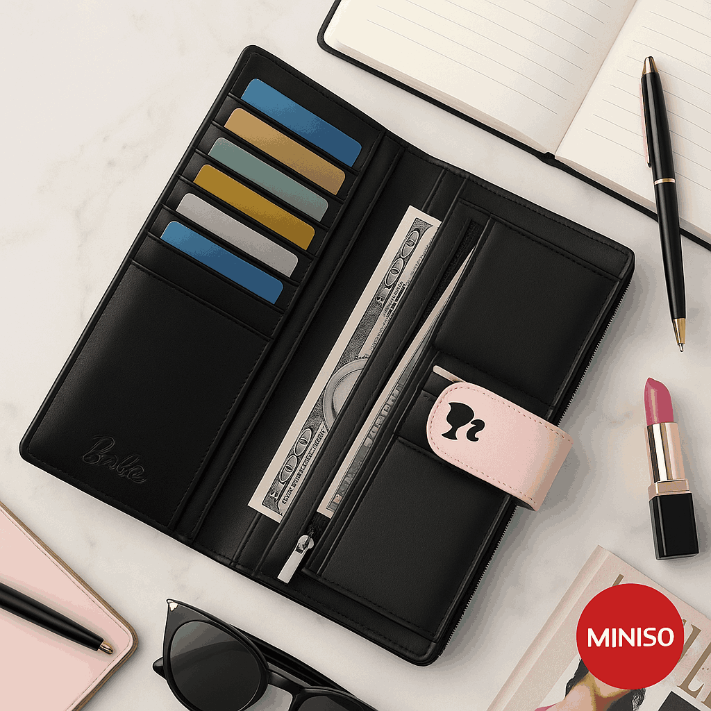 Barbie Collection Women's Long Wallet (Black)