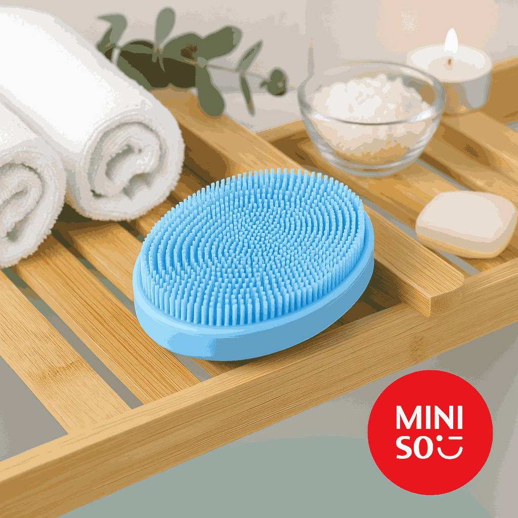 Massaging Shower Scrubber(Blue)