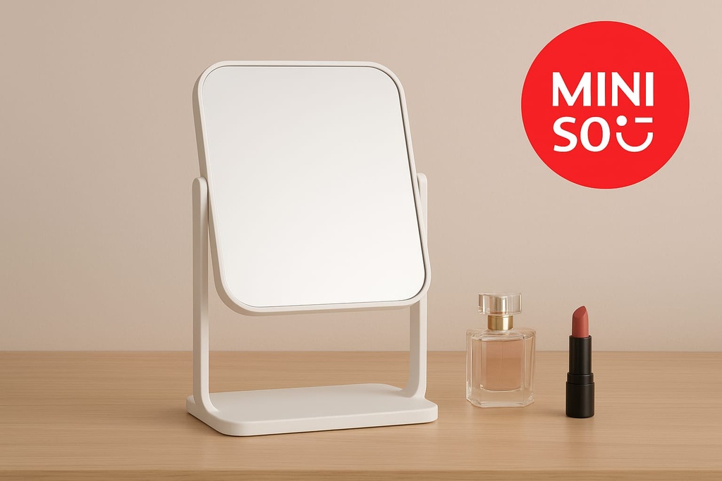 Square Single-Sided Vanity Mirror Miniso