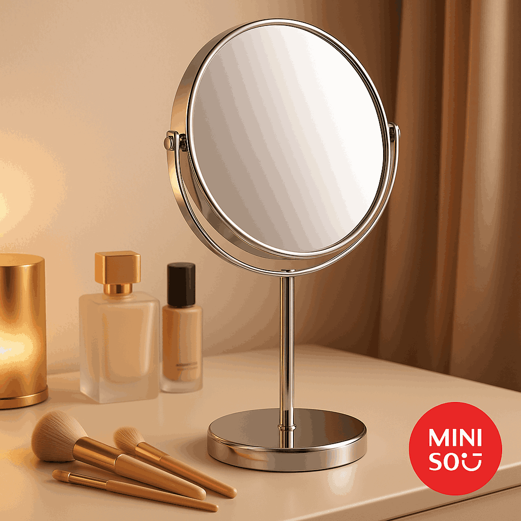 Premium Double Sided Desktop Vanity Mirror Miniso