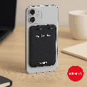 Life Is For Fun Series Magnetic Phone Card Holder(Black)Miniso