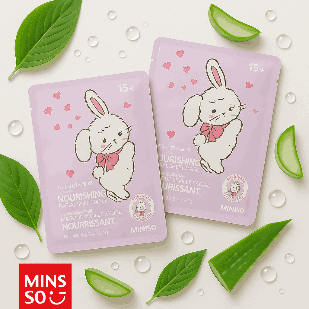 MIKKO Collection Nourishing Facial Sheet Mask(Allantoin)Pack Of Too