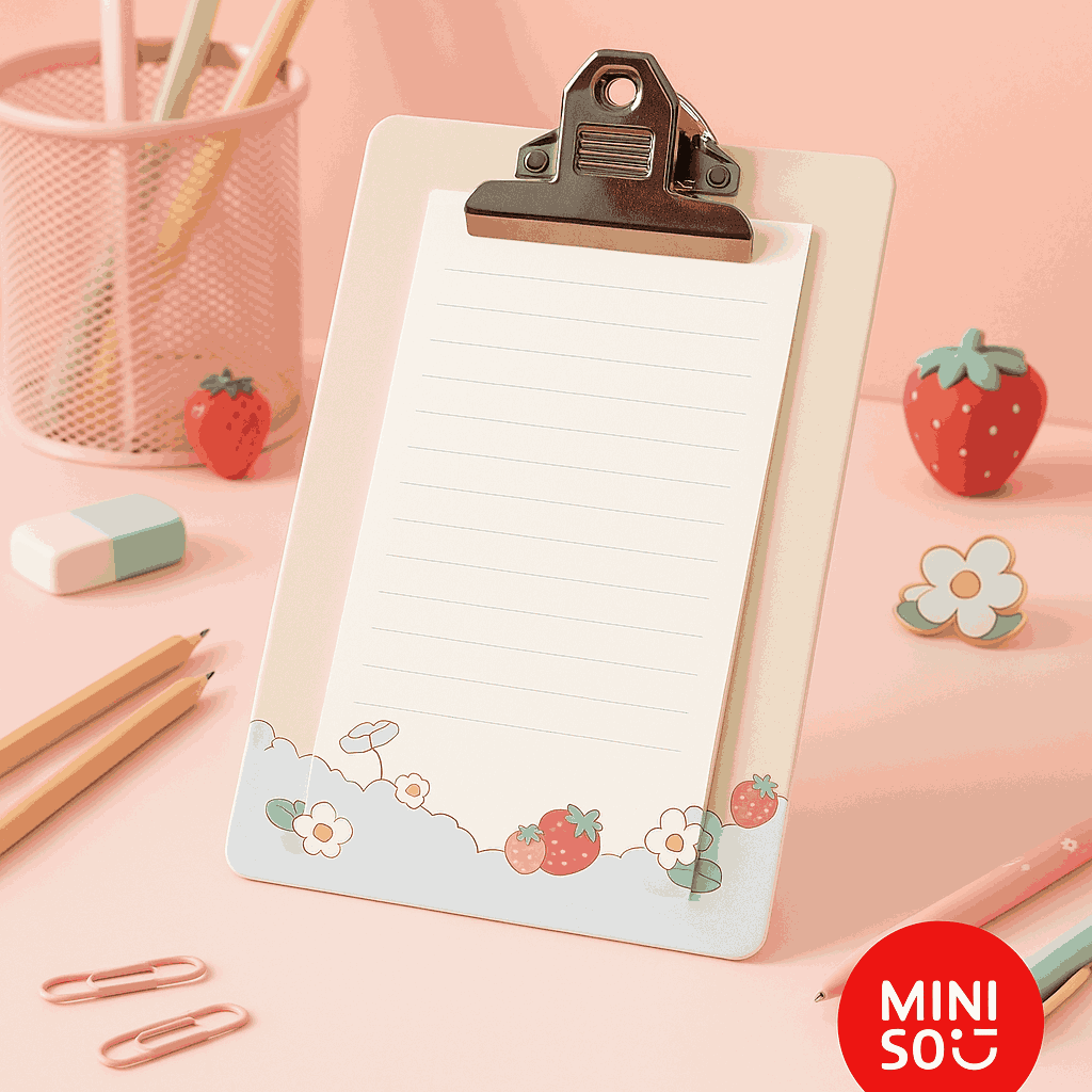 Sanrio Characters Strawberry Collection A5 Clipboard (50 Sheets)