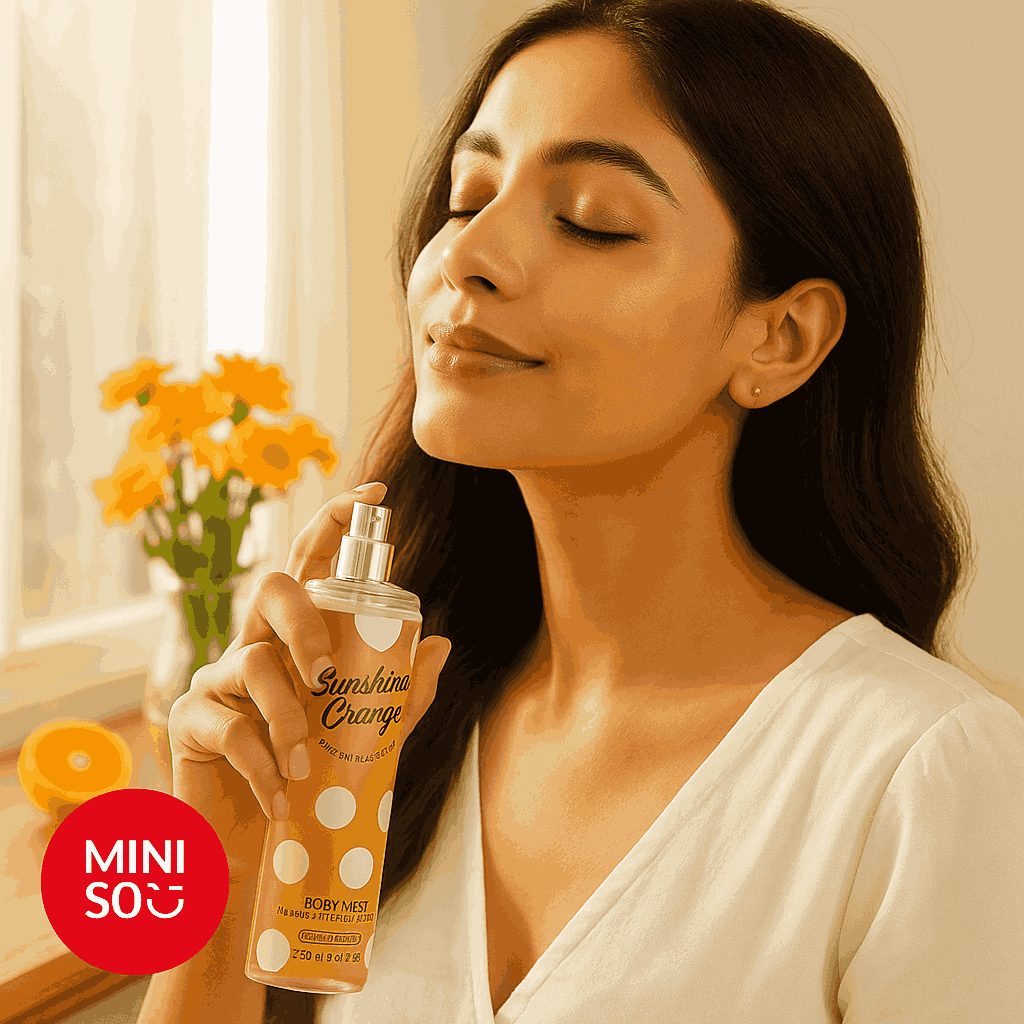 Body Mist Miniso Twinkle Stones(Sunshine Orange)