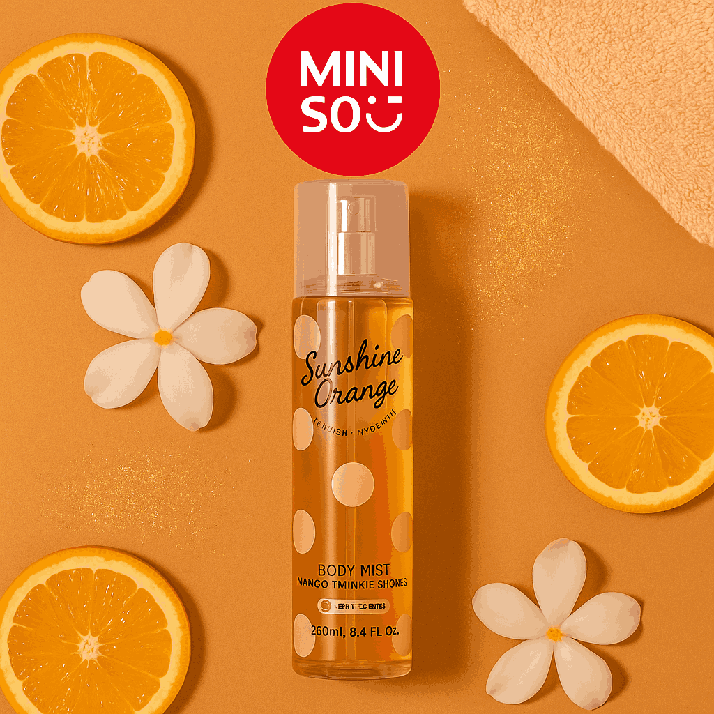 Body Mist Miniso Twinkle Stones(Sunshine Orange)