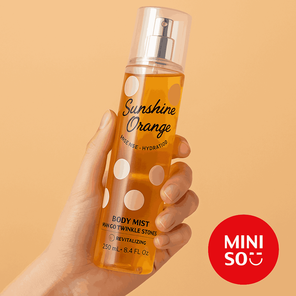 Body Mist Miniso Twinkle Stones(Sunshine Orange)