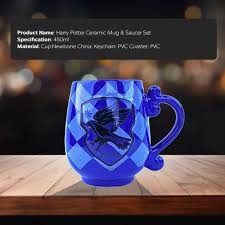 Harry Potter Ceramic Mug & Saucer Set (450ML)(Blue)