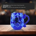 Harry Potter Ceramic Mug & Saucer Set (450ML)(Blue)