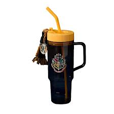 Harry Potter Plastic Tumbler With Straw(1250ML)(Black)