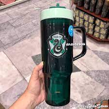Harry Potter Plastic Tumbler With Straw(1250ML)(Green)
