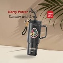 Harry Potter Plastic Tumbler With Straw(1250ML)(Black)