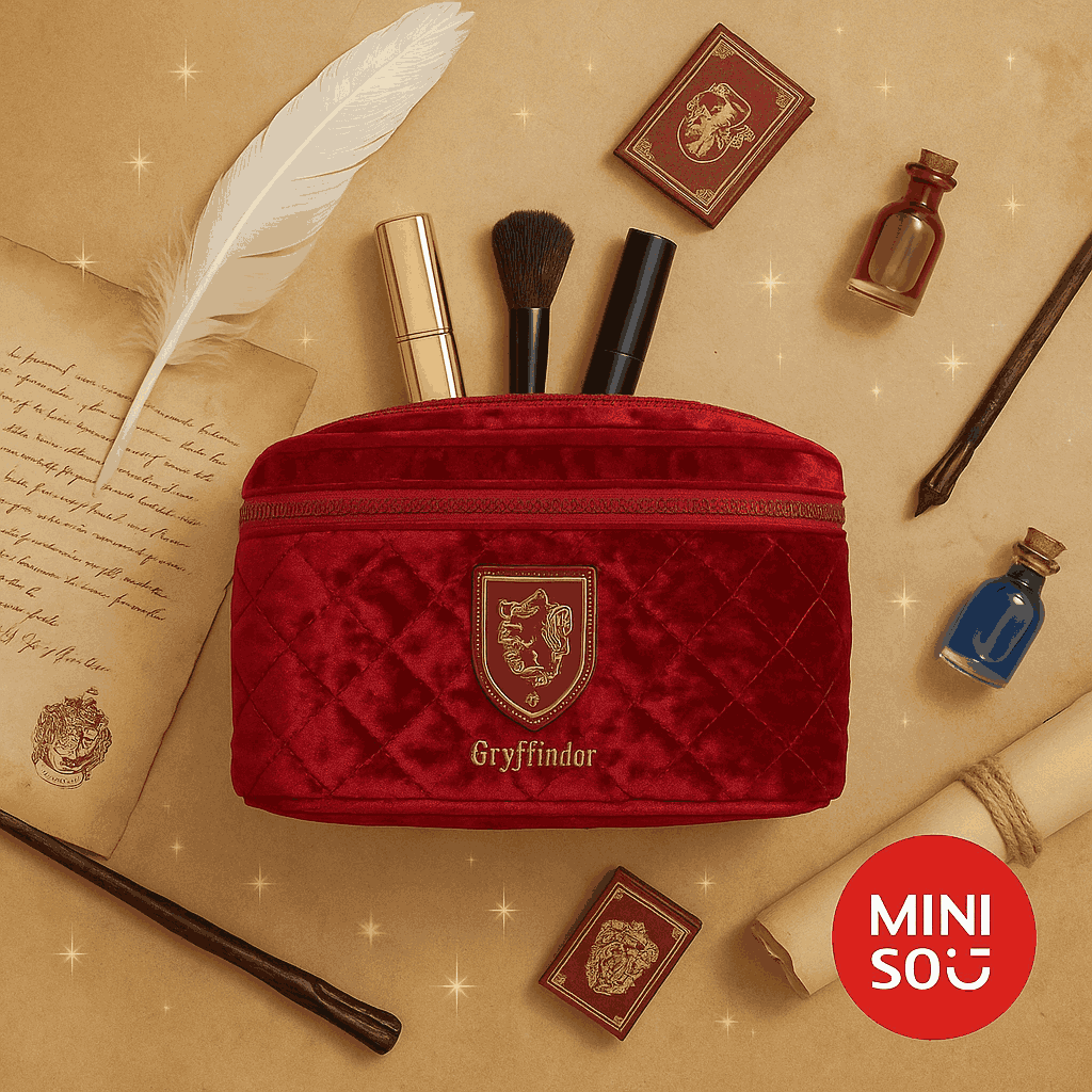 Harry Potter Barrel Mekeup Bag (Red)