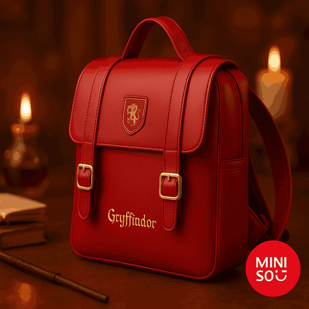 Harry Potter Preppy Style Backpack Bag (Red)