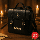 Harry Potter Preppy Style Backpack Bag (Black)