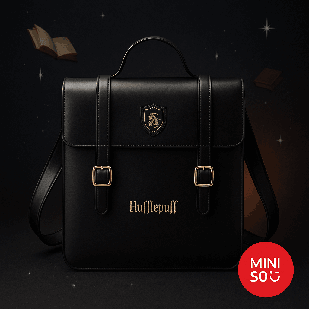 Harry Potter Preppy Style Backpack Bag (Black)