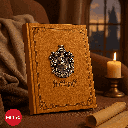 Harry Potter A5 PU Embossment Hardcover Book (96 Sheets)(hufflepuff)