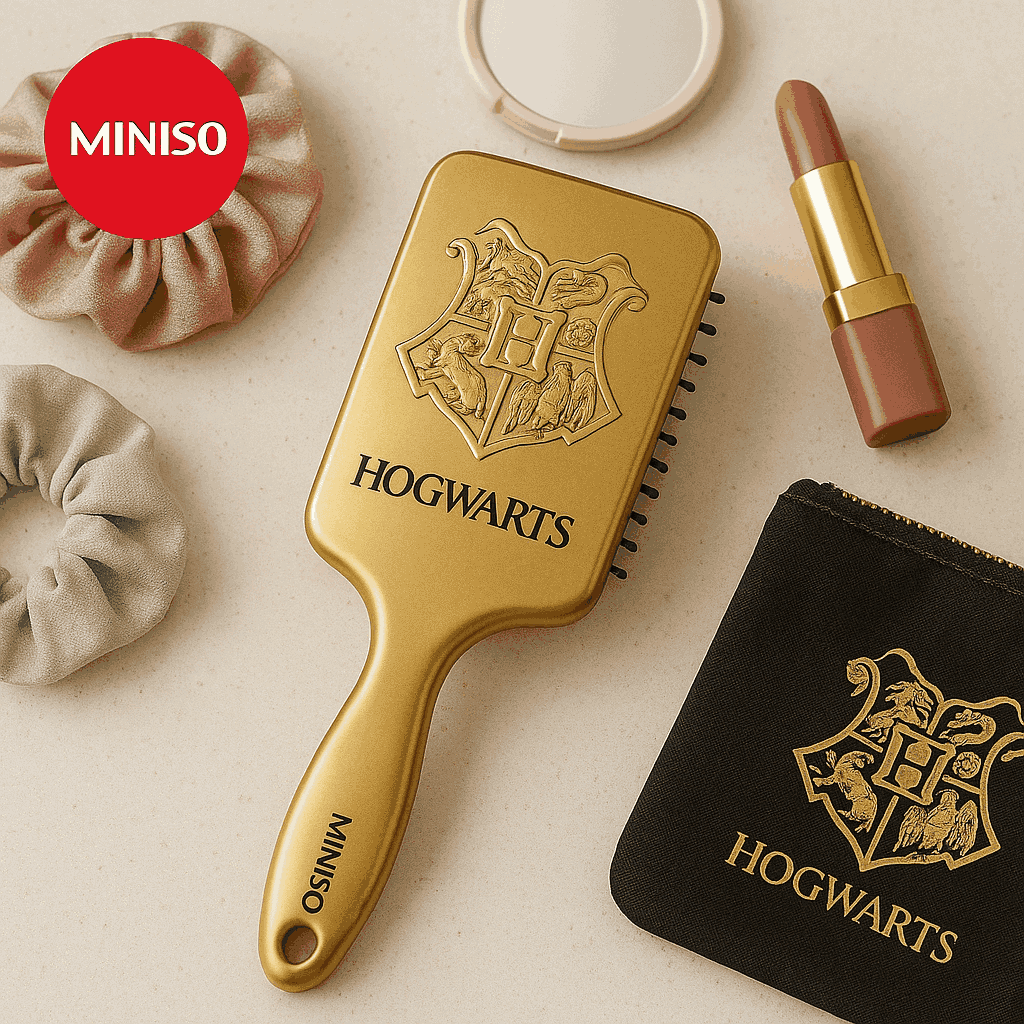 Harry Potter Metal Paddle Brush