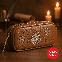 Harry Potter Embossed Silver-Stamping Stationery Case (Brown)