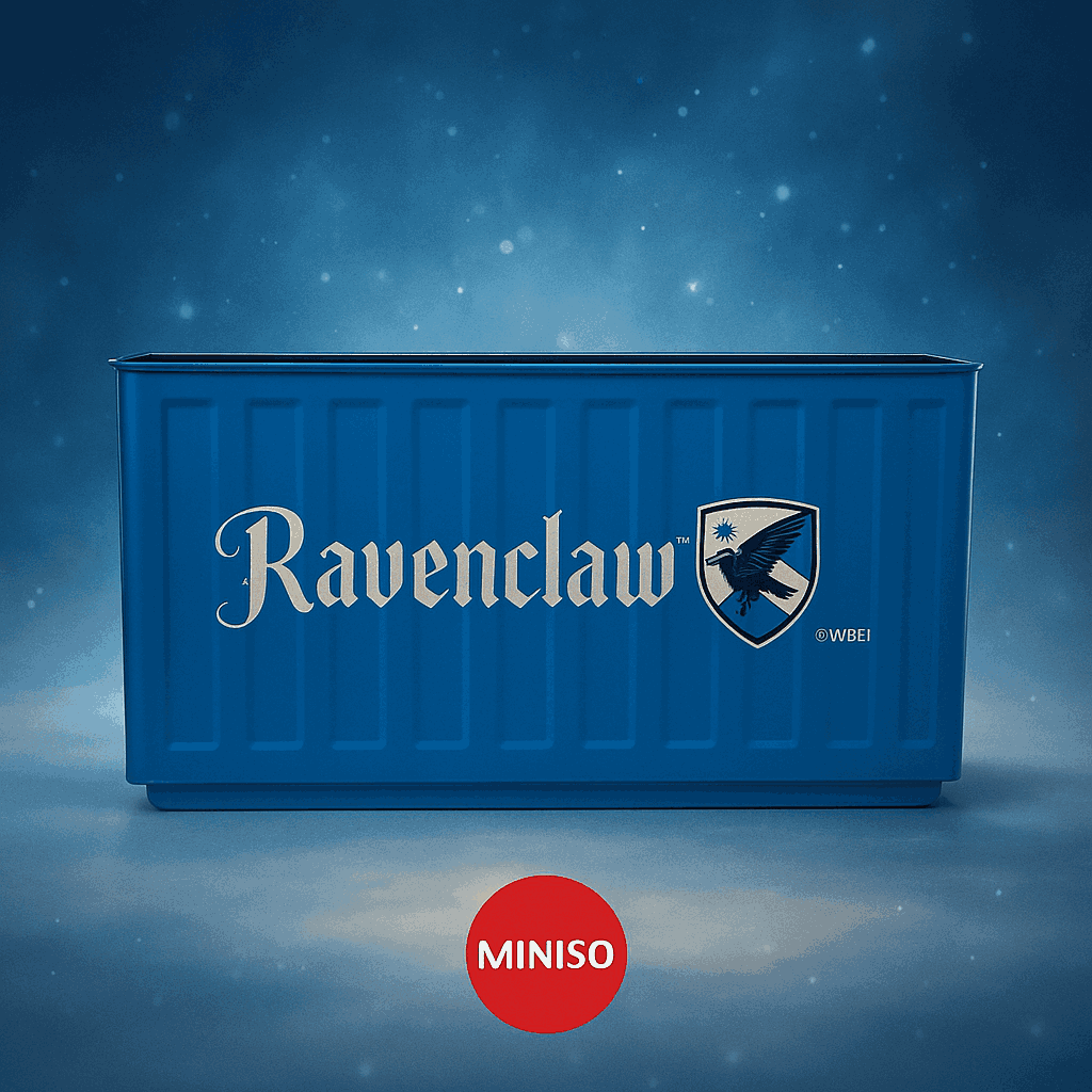 Harry Potter Large Iron Storage Box (Blue)