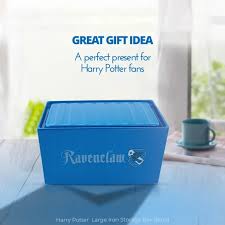Harry Potter Large Iron Storage Box (Blue)