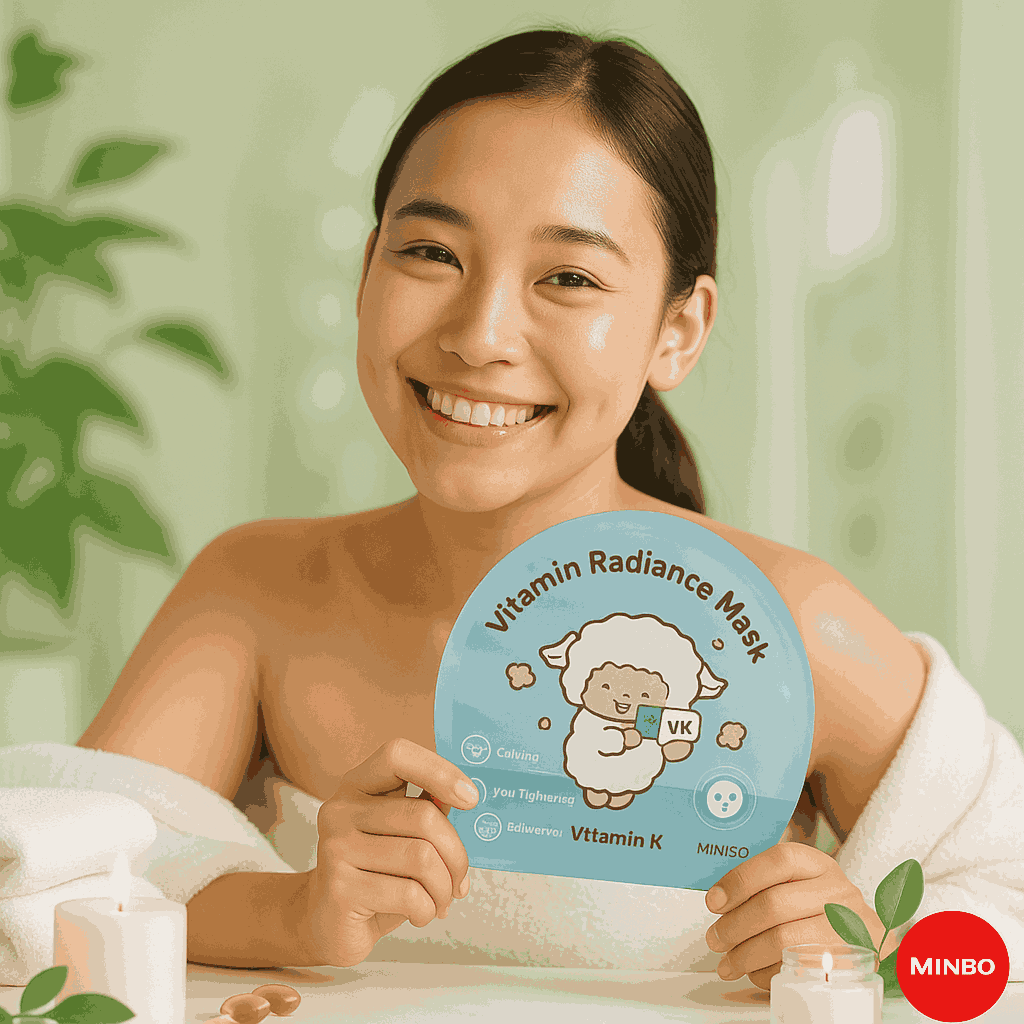 Miniso Vitamin Radiance Mask (Vitamin K)Pack Of 2