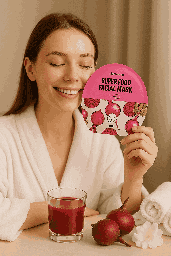 Miniso Vitamin Radiance Mask (Beet)Pack Of 2