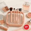 Makeup Brushes Set With Storage Bag (5 Pieces ,Gold) Miniso
