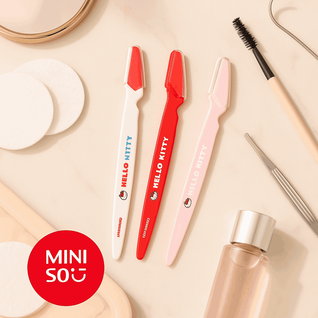 Hello Kitty Apple Collection Eyebrow Razors (3 Pieces)