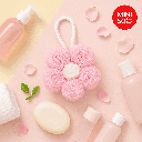 Flower Loofah (Pink) Miniso