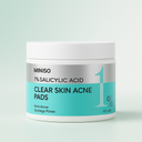 Miniso 1% Salicylic Acid Clear Skin Acne Pads miniso