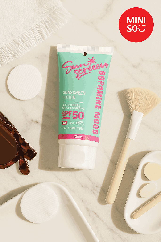 Miniso Dopamine Mood Sunscreen Body Lotion 100ML
