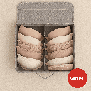 Blue Checkered Series 8-Compartment Bra Organizer