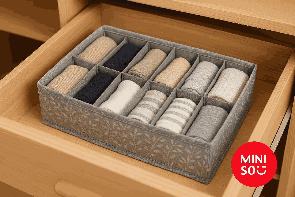 8 Compartment Drawer Organizer Miniso