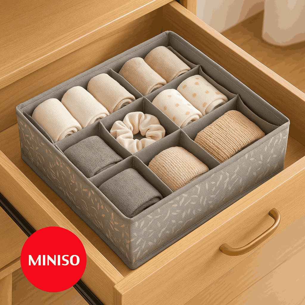 8 Compartment Drawer Organizer Miniso