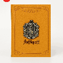 Harry Potter A5 PU Embossment Hardcover Book (96 Sheets)(hufflepuff)