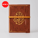 Harry Potter A5 PU Gold Stamp Hardcover Book With Band (80 Sheets)