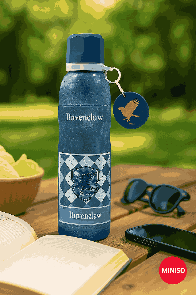 Harry Potter Plastic Tumbler With Straw(750ML)(Blue)