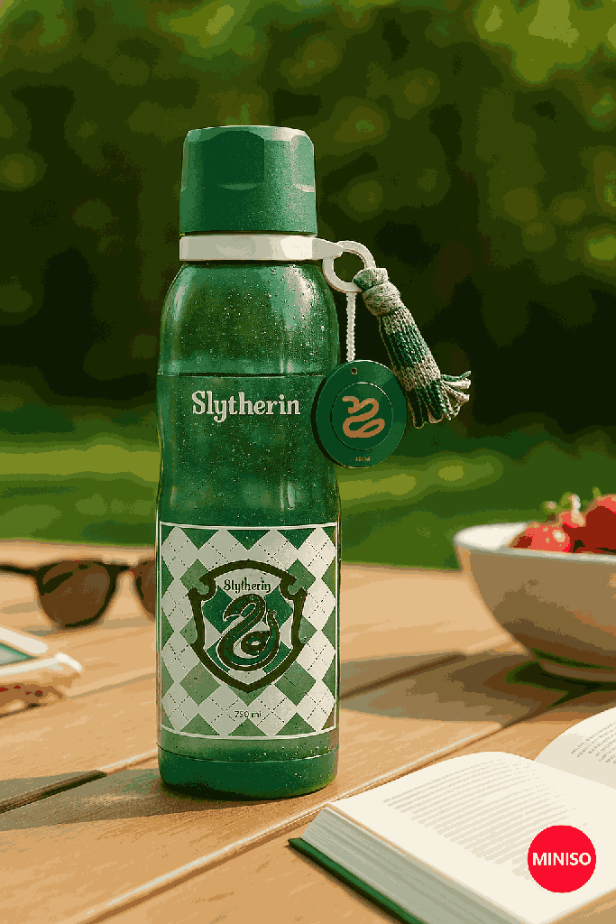 Harry Potter Plastic Tumbler With Straw(750ML)(Green)