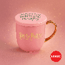 Harry Potter Pink Ceramic Cup With Lid(380ML)