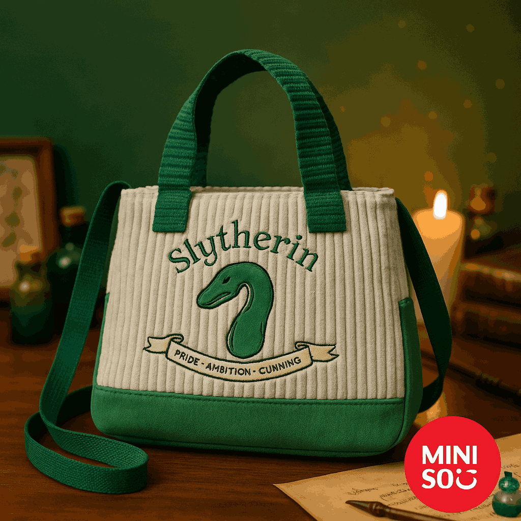 Harry Potter Color Blocking Shoulder Bag (Light Green)