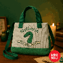 Harry Potter Color Blocking Shoulder Bag (Light Green)