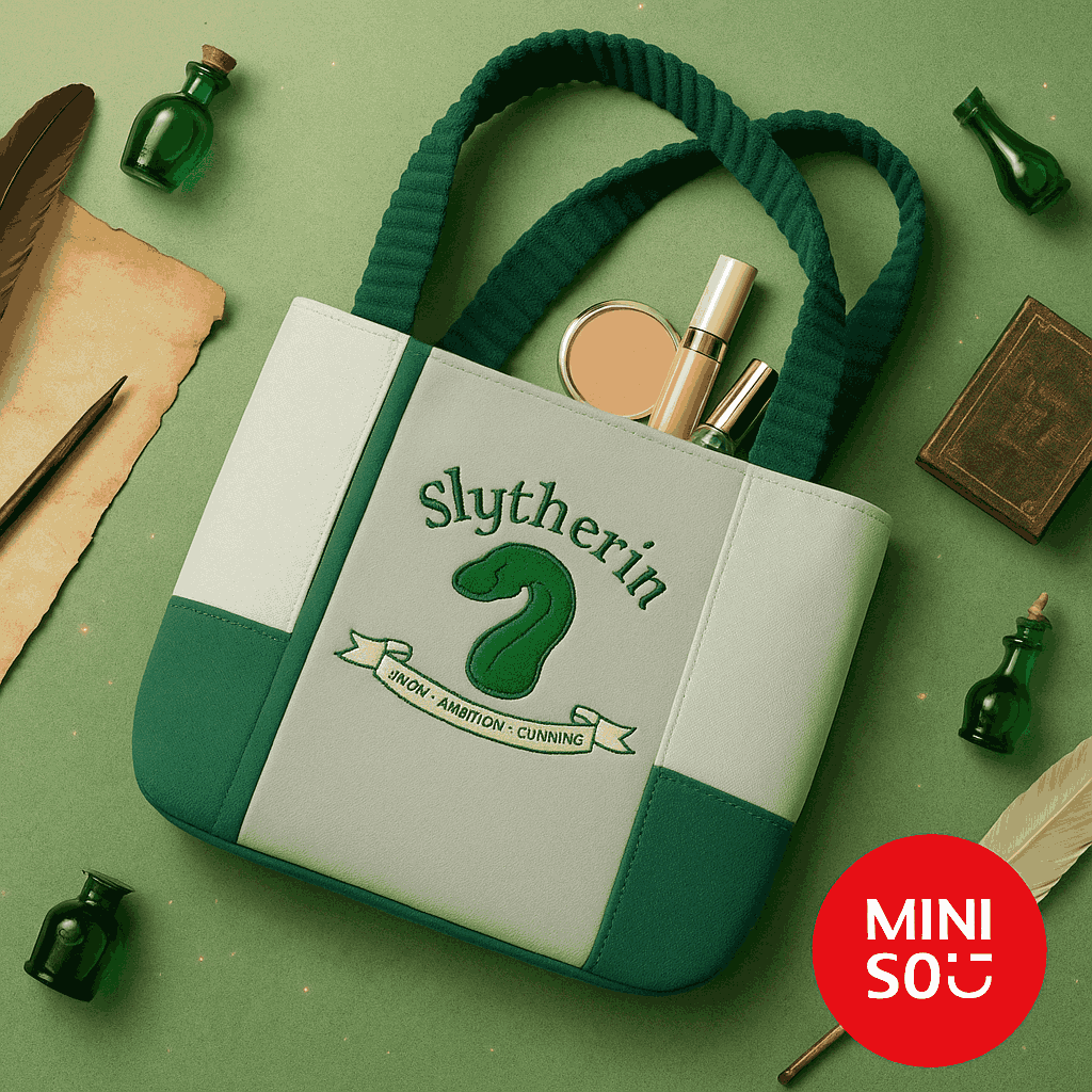 Harry Potter Color Blocking Shoulder Bag (Light Green)