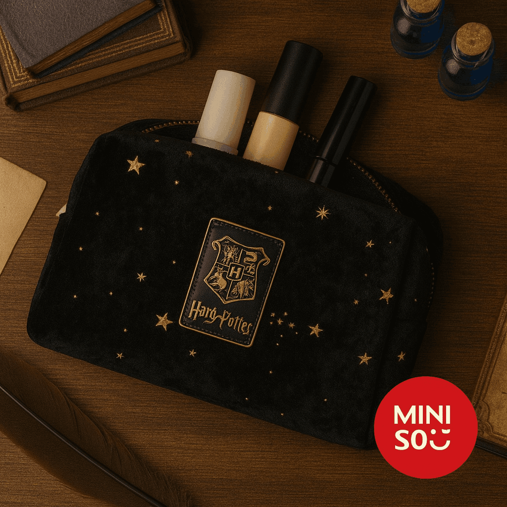 Harry Potter Makeup Bag Black