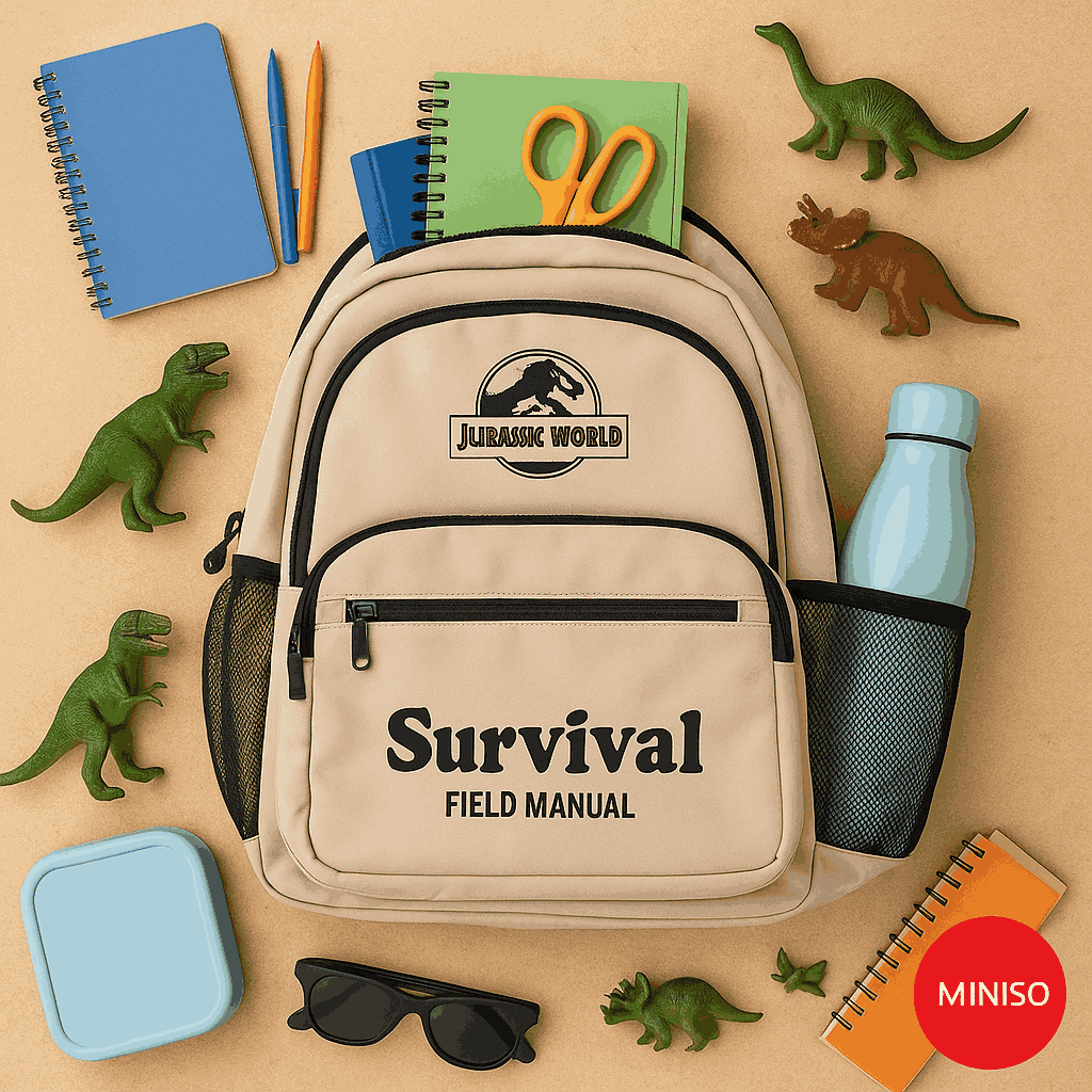 Jurassic World Sports Backpack 31L(Beige)