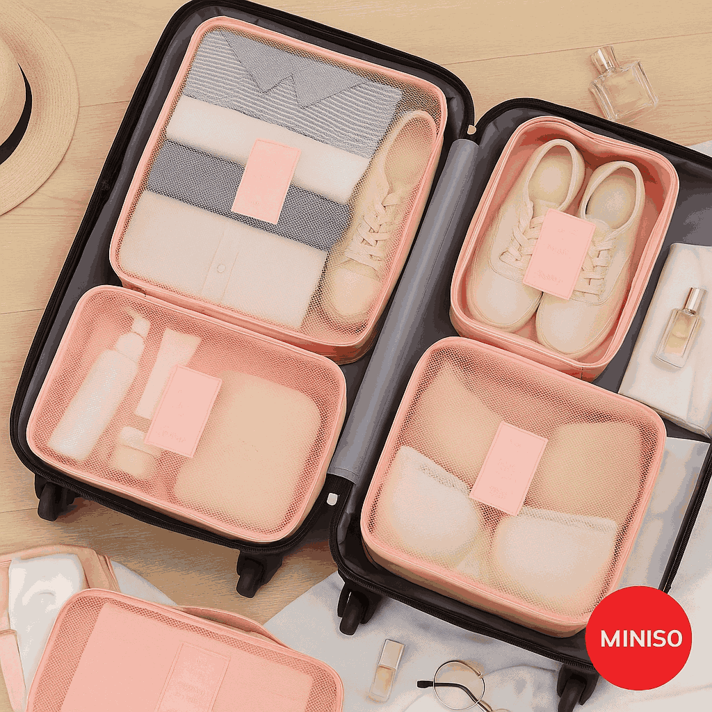 Minigo 4.0 Organizers (4 pieces)(Pink)
